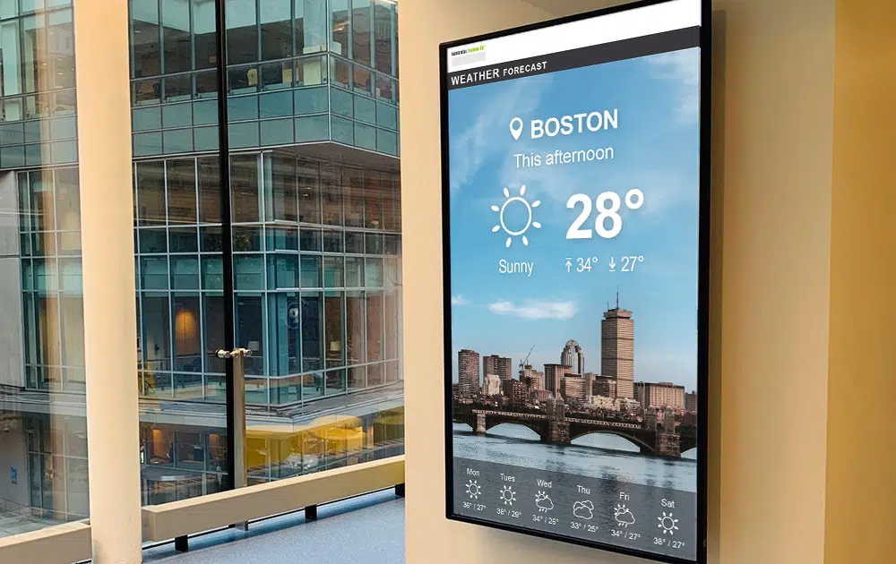 Digital Signage Solutions : real-time content